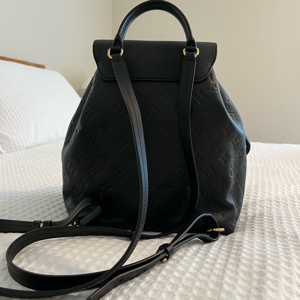 LOUIS VUITTON Empreinte Montsouris NM Backpack Black DISCONTINUED - Picture 5 of 16